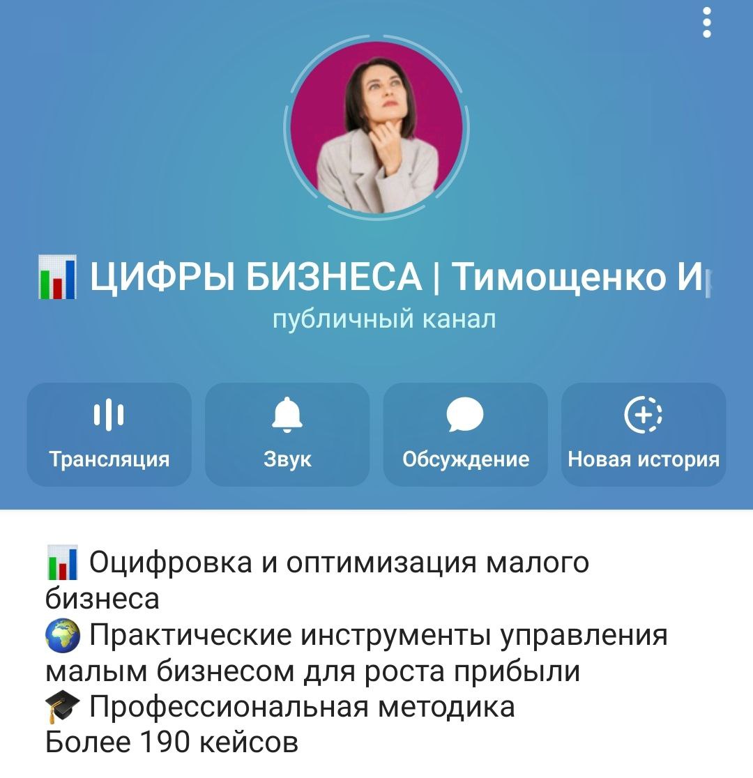 телеграм канал по оцифровке бизнеса